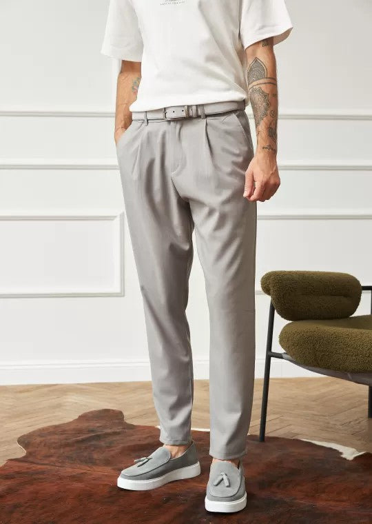 Business 2 Piece Men's Suit Flat Notched Wedding Lapel (Blazer + Pants) mens event wear