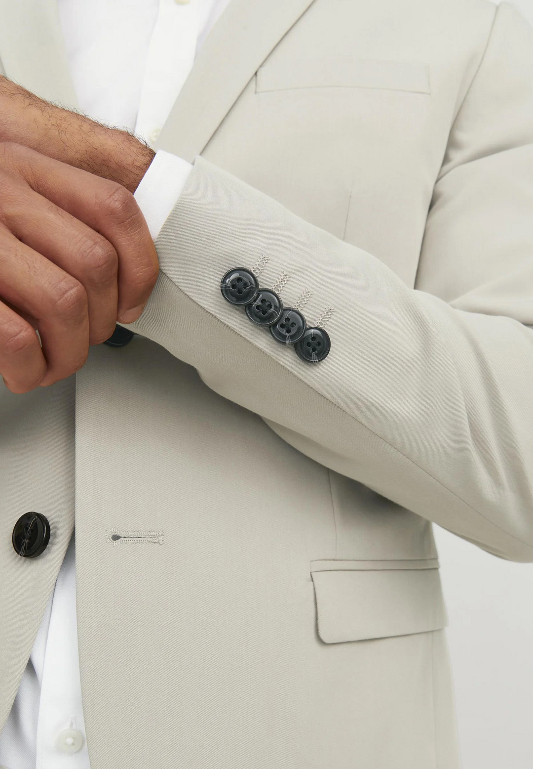 Business 2 Piece Men's Suit Flat Notched Wedding Lapel (Blazer + Pants) mens event wear