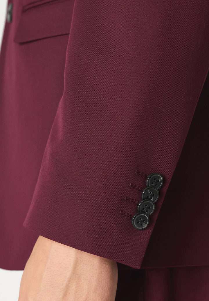 Business 2 Piece Men's Suit Flat Notched Wedding Lapel (Blazer + Pants) mens event wear