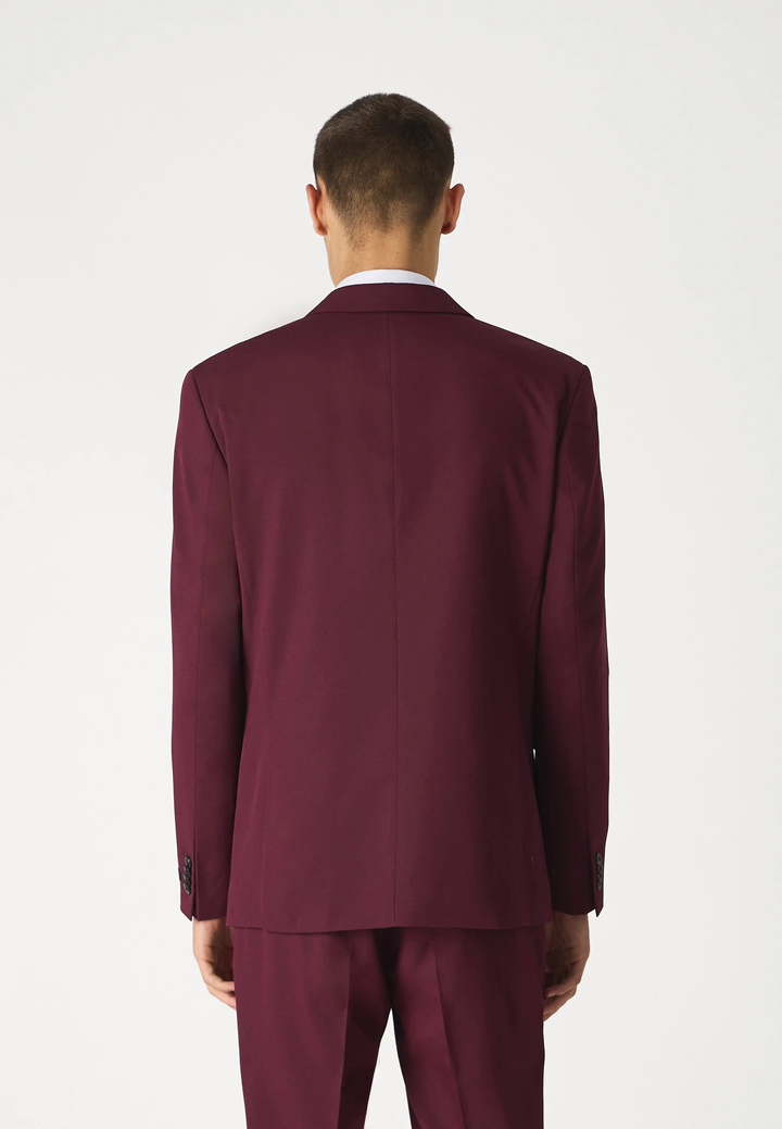 Business 2 Piece Men's Suit Flat Notched Wedding Lapel (Blazer + Pants) mens event wear