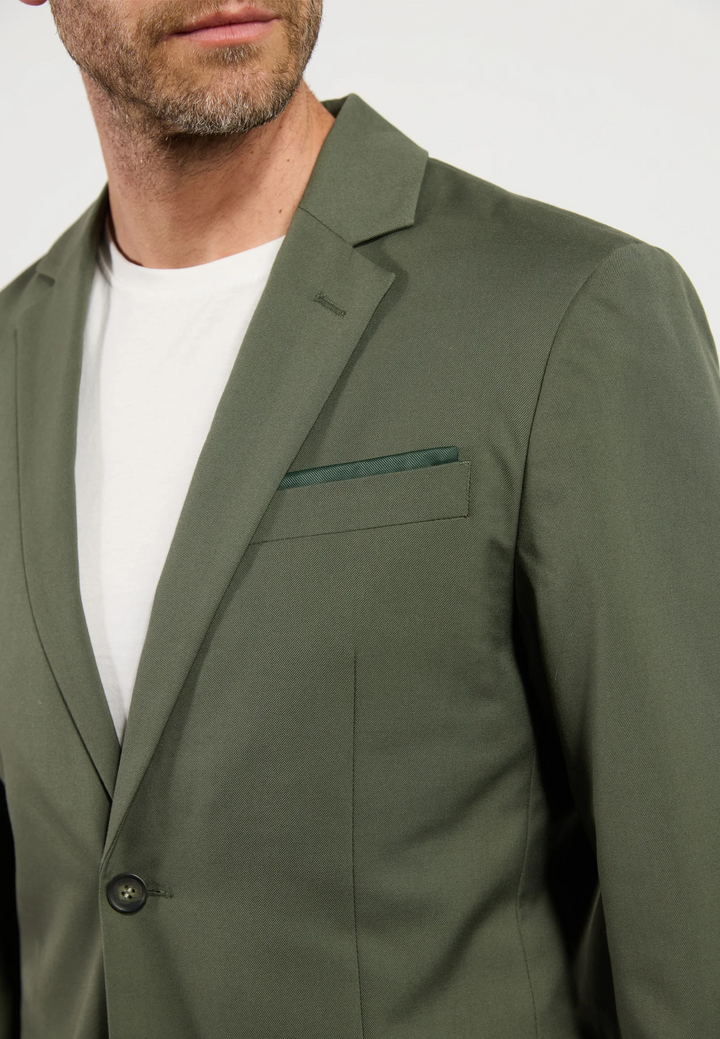 Business 2 Piece Men's Suit Flat Notched Wedding Lapel (Blazer + Pants) mens event wear