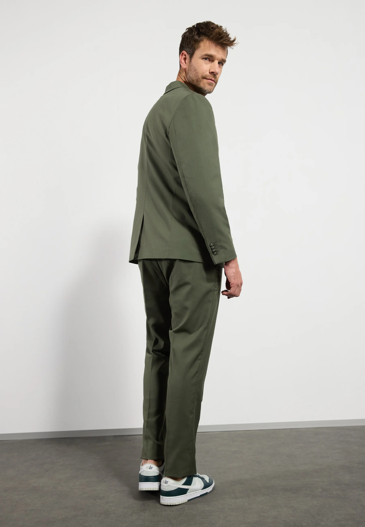 Business 2 Piece Men's Suit Flat Notched Wedding Lapel (Blazer + Pants) mens event wear