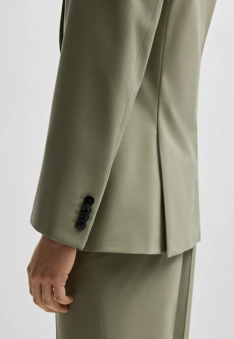 Casual 2 Piece Men's Suit Flat Notched Wedding Lapel (Blazer + Pants) mens event wear