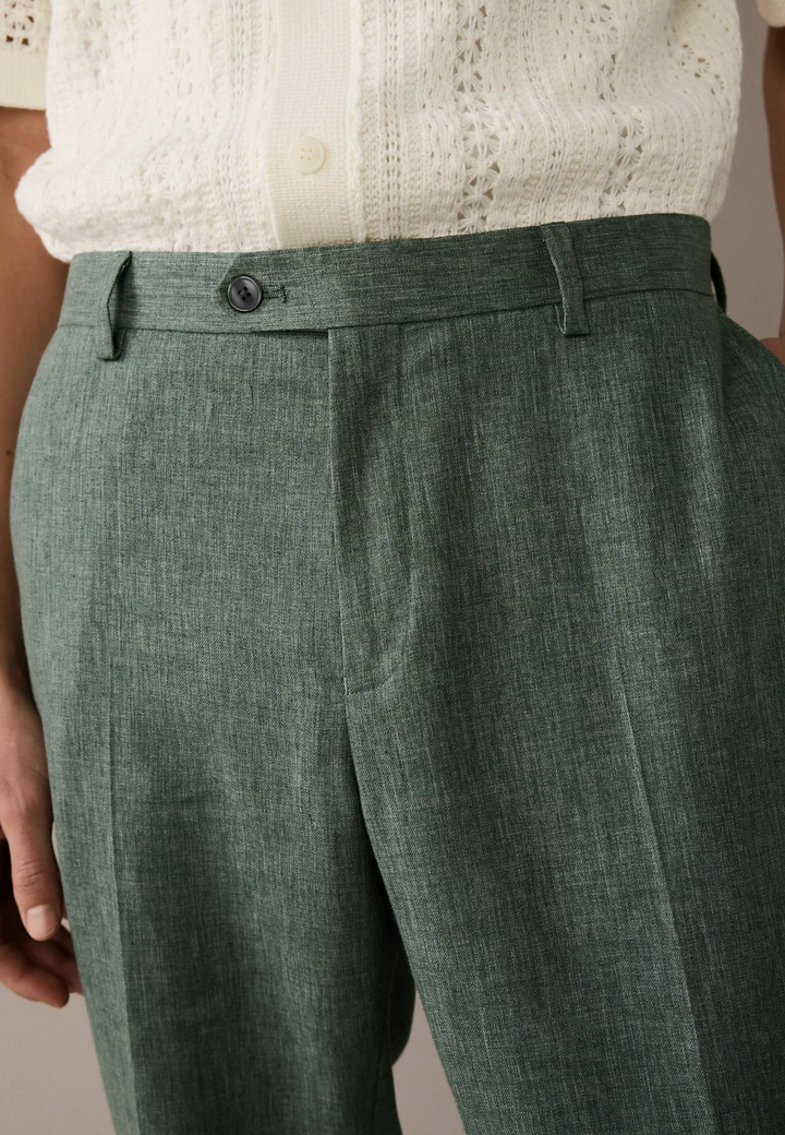 Casual 2 Piece Men's Suit Flat Notched Wedding Lapel (Blazer + Pants) mens event wear