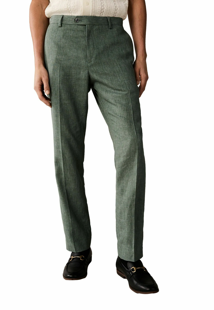 Casual 2 Piece Men's Suit Flat Notched Wedding Lapel (Blazer + Pants) mens event wear