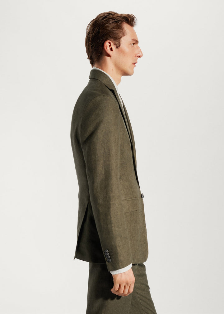 Casual 2 Piece Men's Suit Flat Notched Wedding Lapel (Blazer + Pants) mens event wear