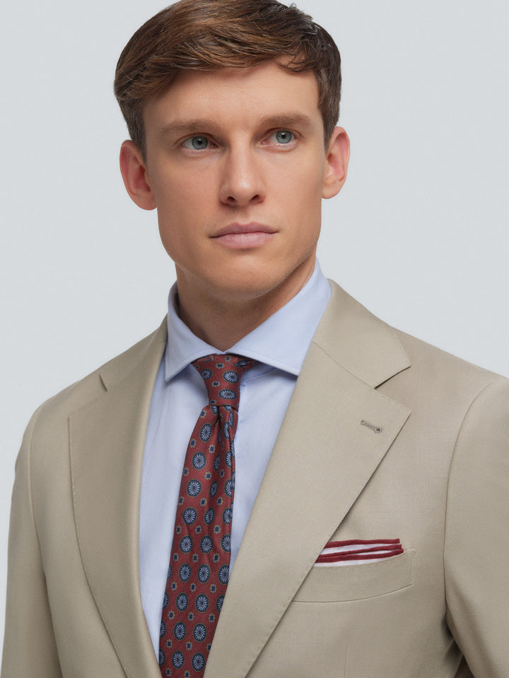 Casual 2 Piece Men's Suit Flat Notched Wedding Lapel (Blazer + Pants) mens event wear