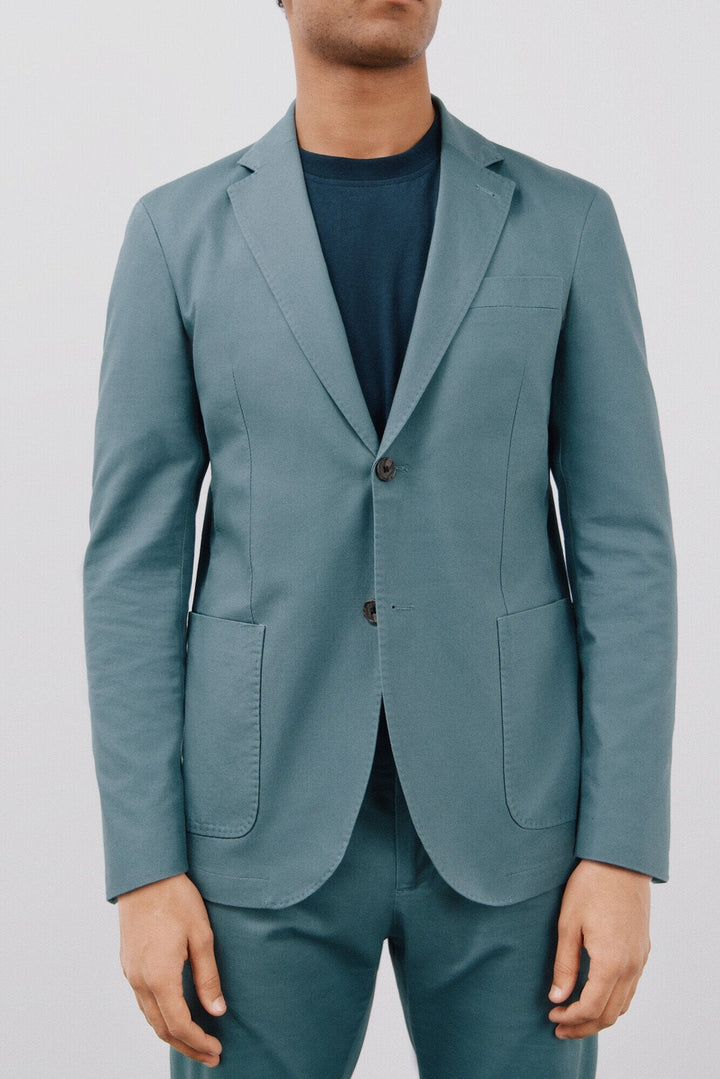 Casual 2 Piece Men's Suit Flat Notched Wedding Lapel (Blazer + Pants) mens event wear