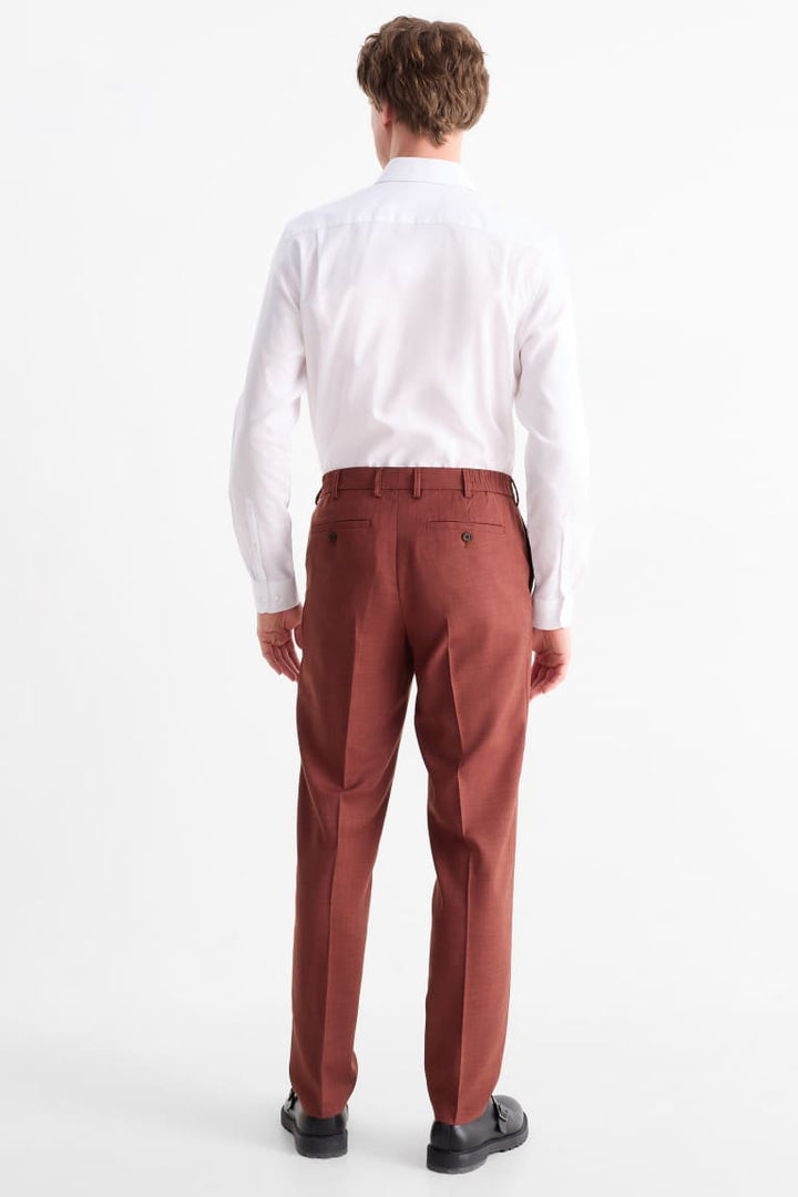 Casual 2 Piece Men's Suit Flat Notched Wedding Lapel (Blazer + Pants) mens event wear