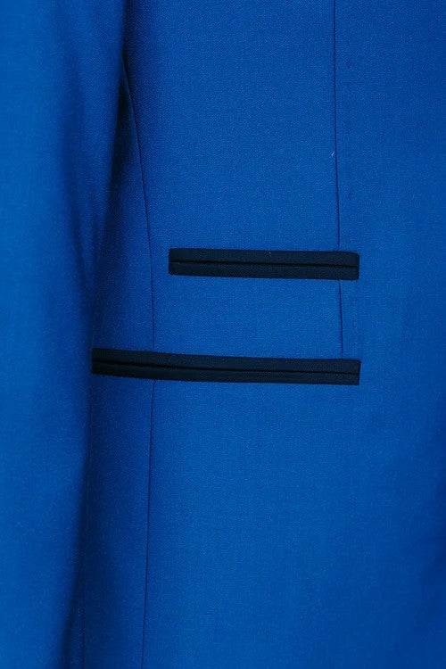 Casual 2 Piece Men's Suit Flat Notched Wedding Lapel (Blazer + Pants) mens event wear