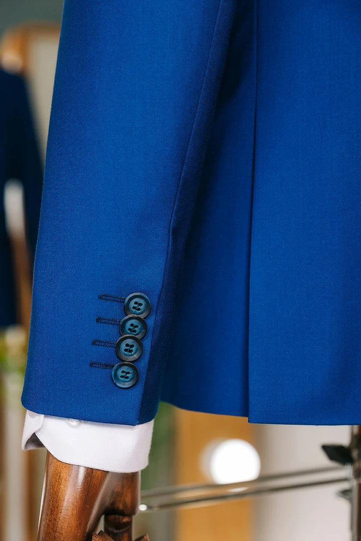 Casual 2 Piece Men's Suit Flat Notched Wedding Lapel (Blazer + Pants) mens event wear