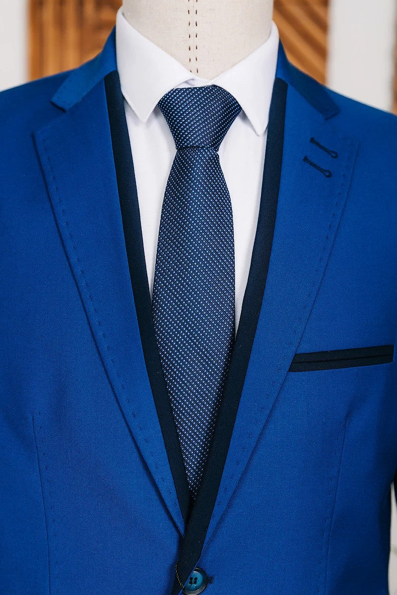 Casual 2 Piece Men's Suit Flat Notched Wedding Lapel (Blazer + Pants) mens event wear