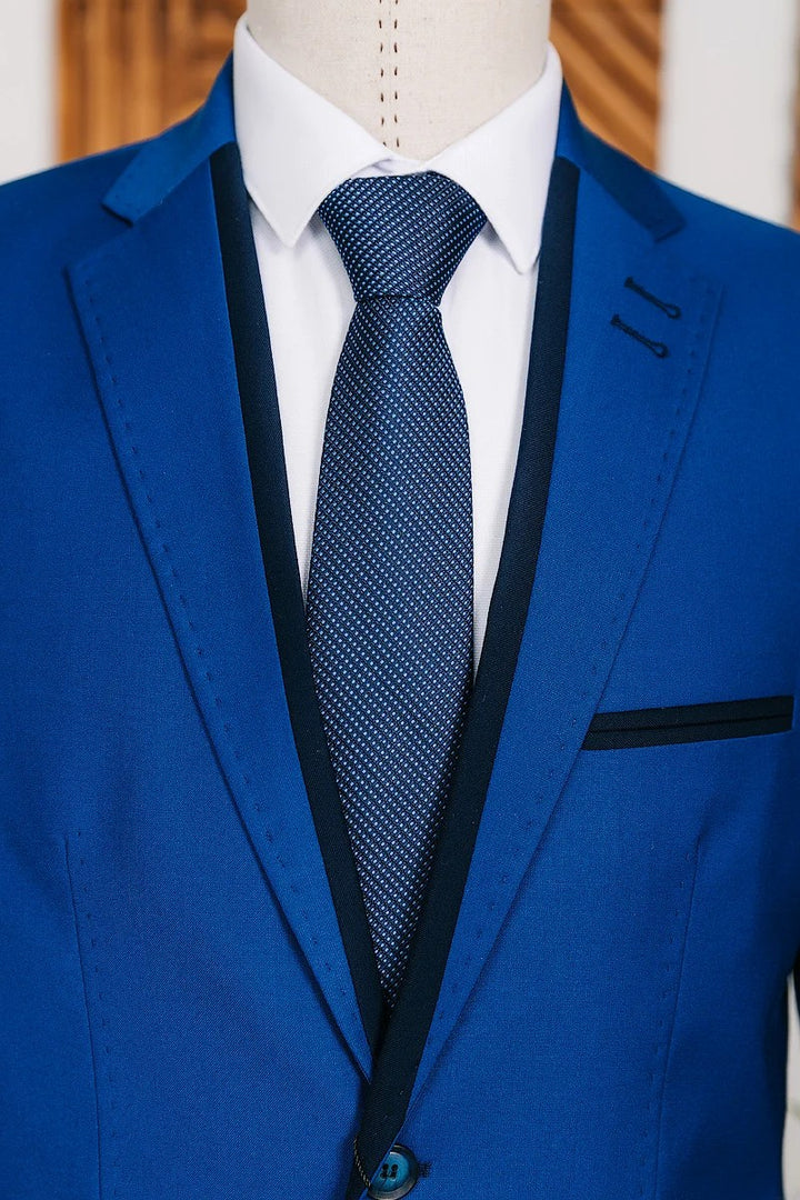 Casual 2 Piece Men's Suit Flat Notched Wedding Lapel (Blazer + Pants) mens event wear