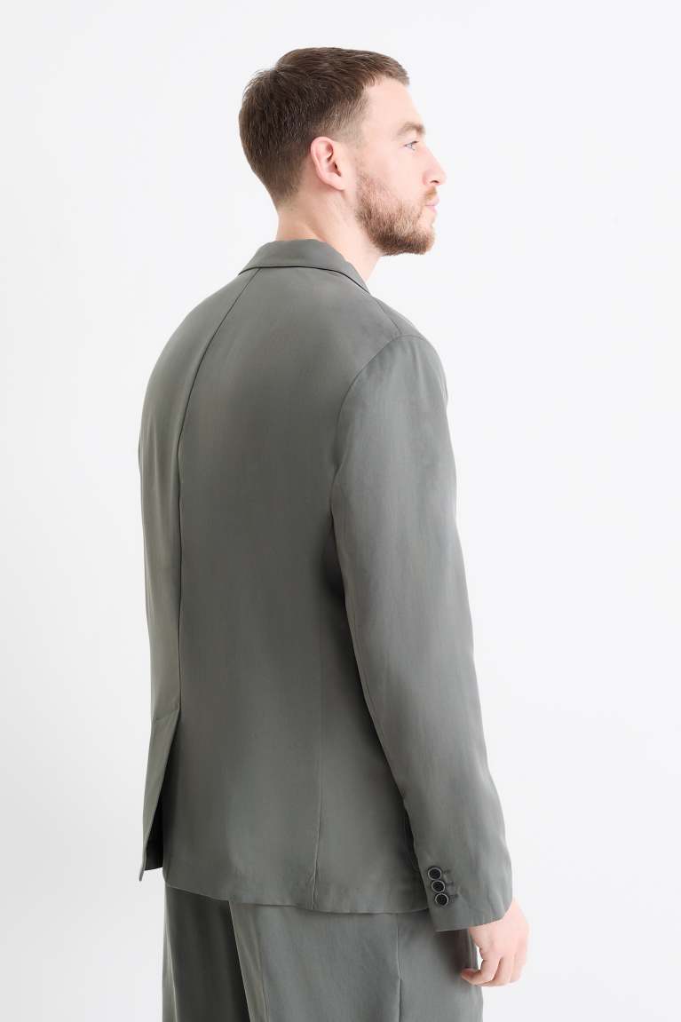 Casual 2 Piece Men's Suit Flat Notched Wedding Lapel (Blazer + Pants) mens event wear