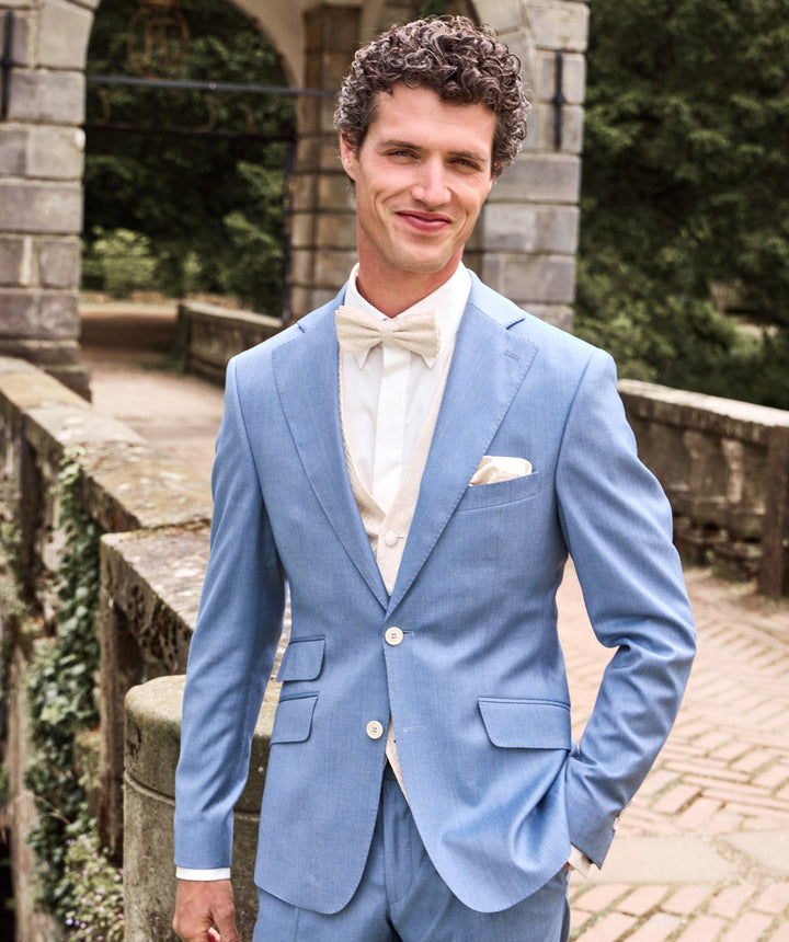 Casual Men's 3 Pieces Flat Notch Lapel Tuxedos For Party (Blazer+vest+Pants) mens event wear