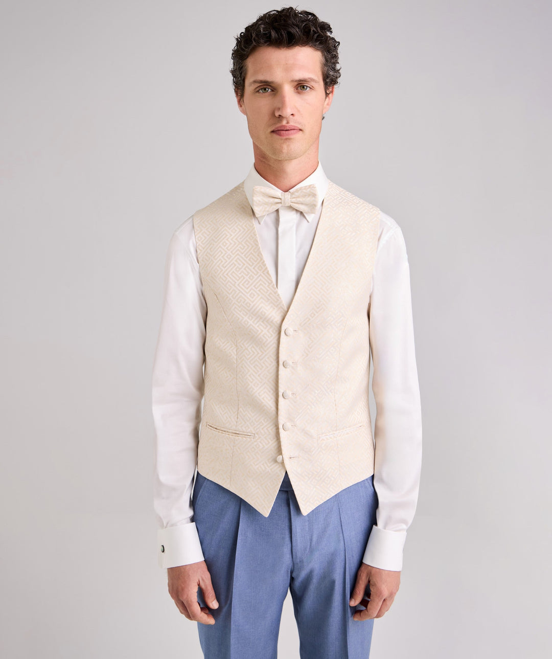 Casual Men's 3 Pieces Flat Notch Lapel Tuxedos For Party (Blazer+vest+Pants) mens event wear