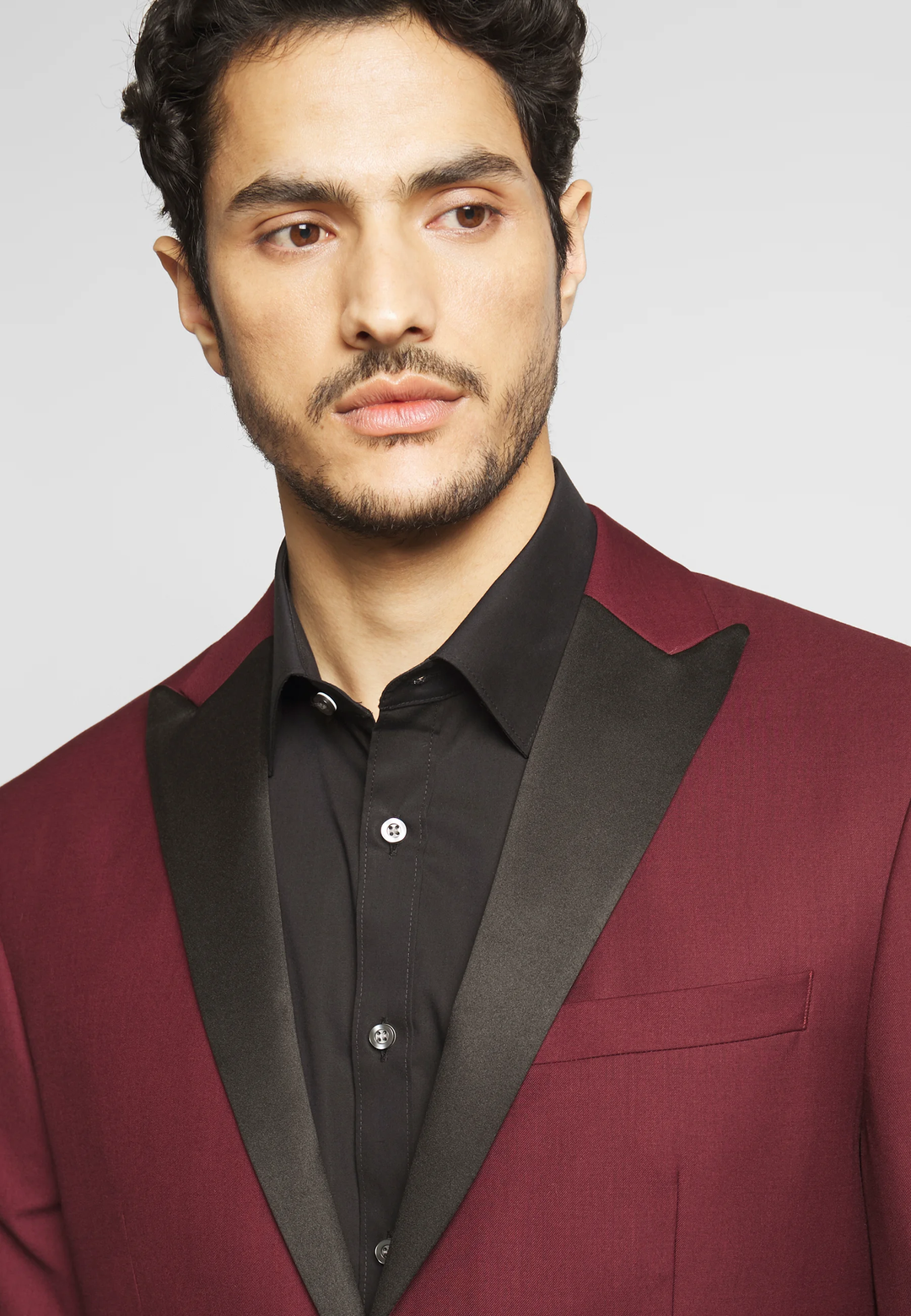 Fashion 2 Piece Men's Suit Flat Notched Wedding Lapel (Blazer + Pants) mens event wear