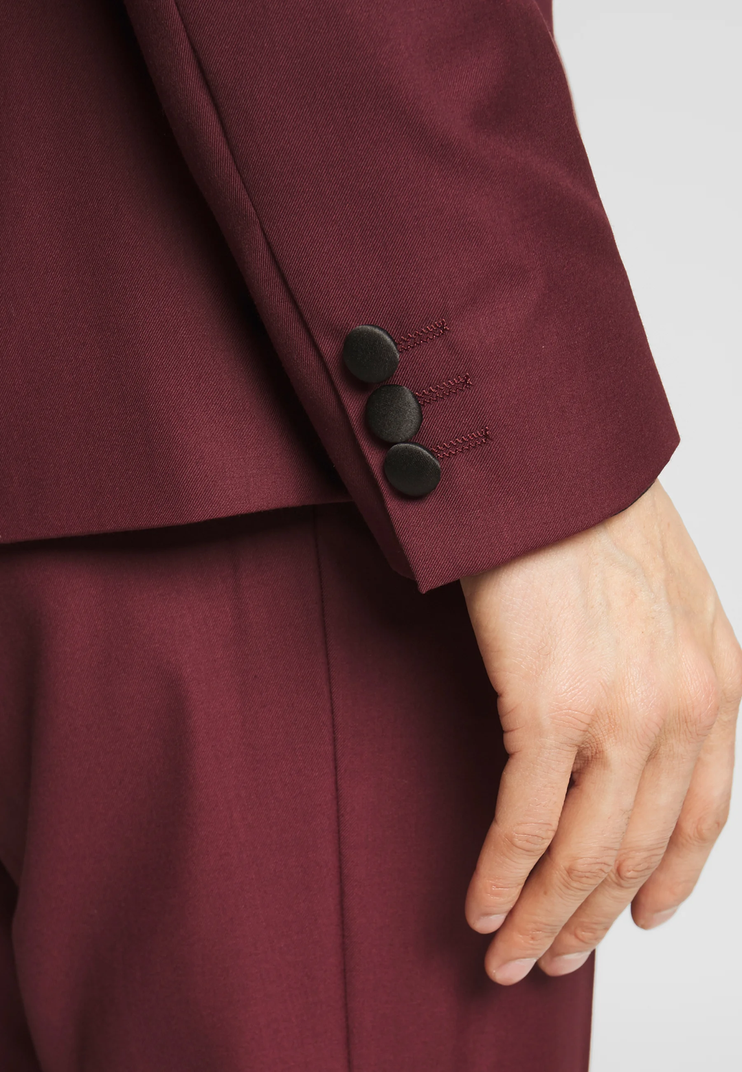 Fashion 2 Piece Men's Suit Flat Notched Wedding Lapel (Blazer + Pants) mens event wear