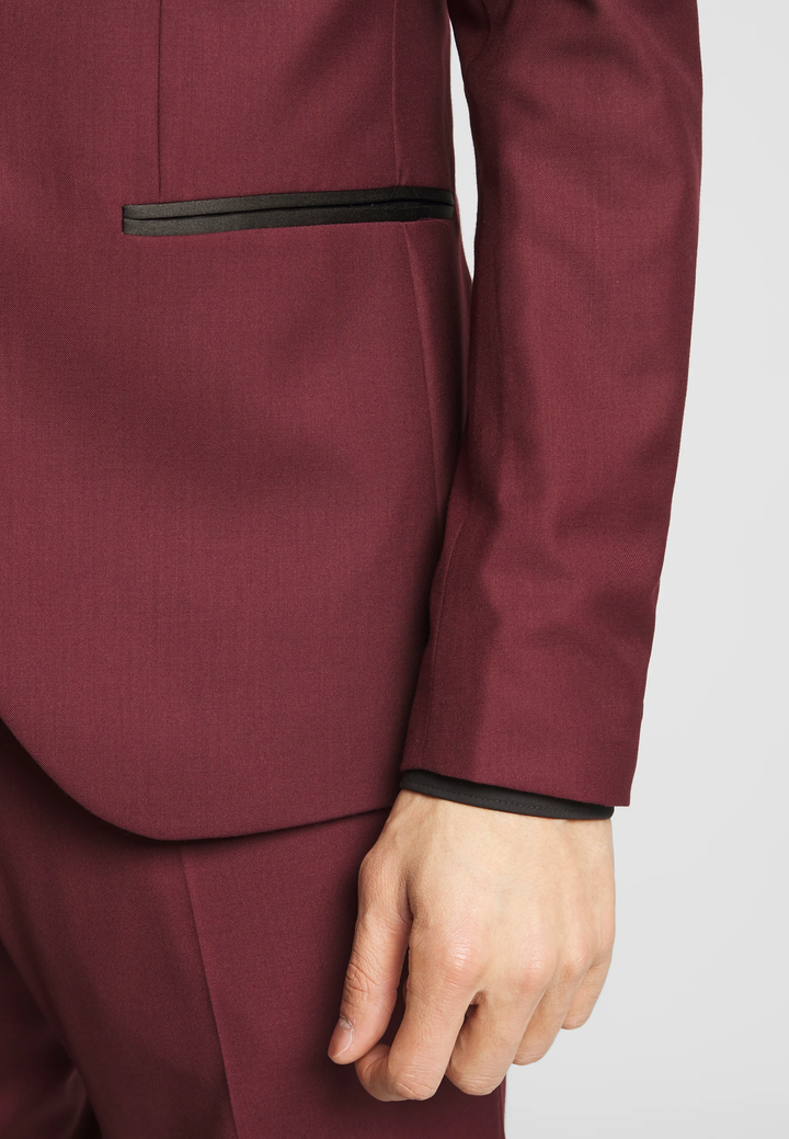 Fashion 2 Piece Men's Suit Flat Notched Wedding Lapel (Blazer + Pants) mens event wear