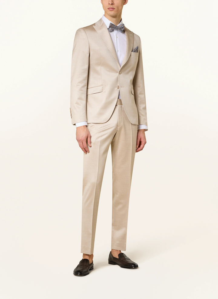 Fashion 2 Piece Men's Suit Flat Peak Wedding Lapel (Blazer + Pants) mens event wear