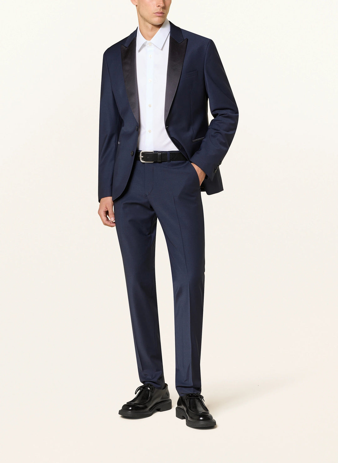 Fashion 2 Piece Men's Suit Flat Peak Wedding Lapel (Blazer + Pants) mens event wear