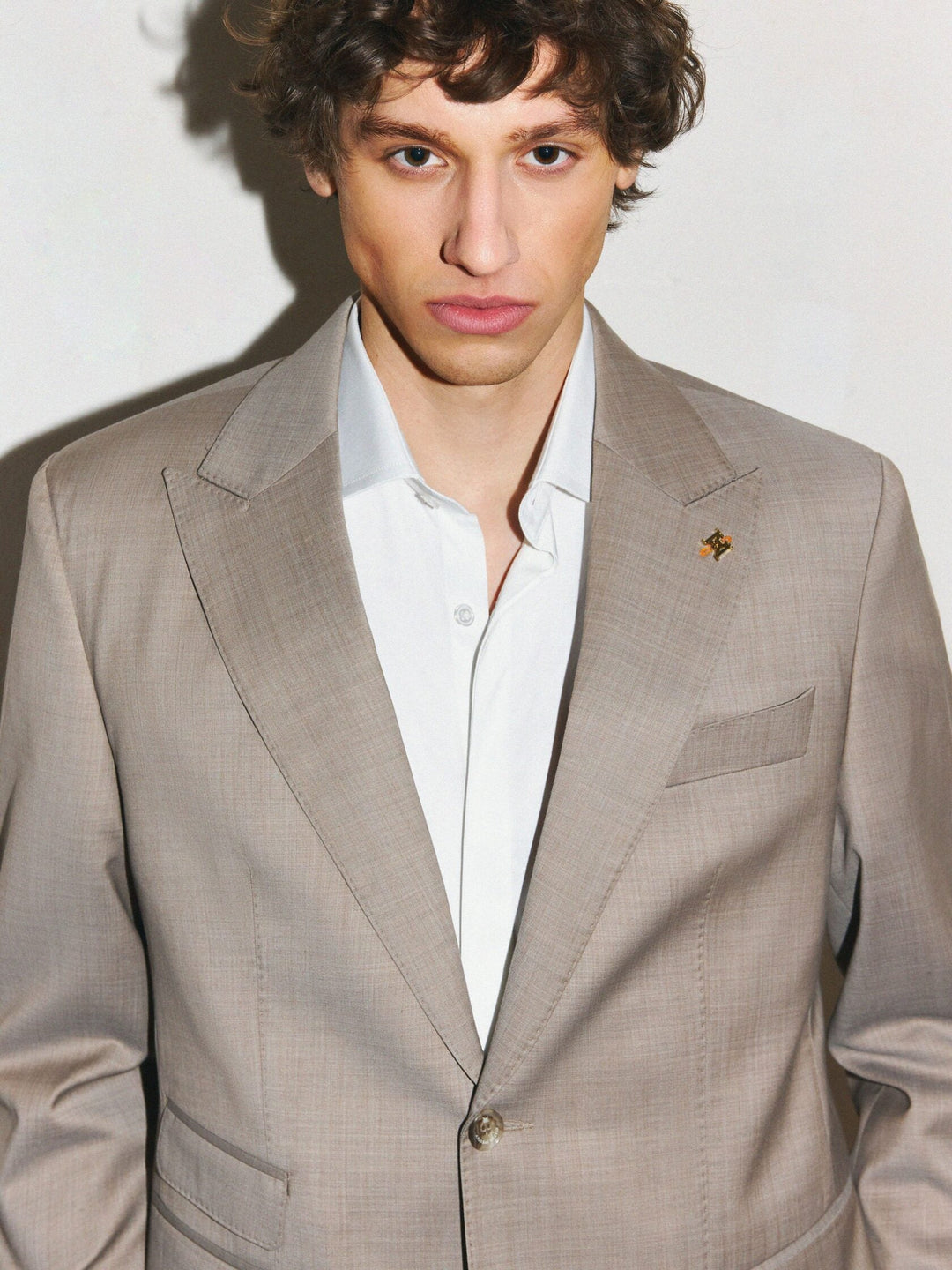 Fashion 2 Piece Men's Suit Flat Peak Wedding Lapel (Blazer + Pants) mens event wear