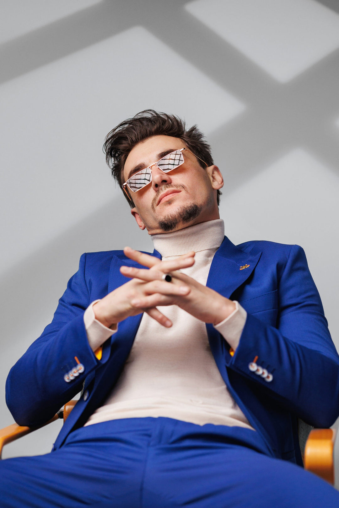 Fashion 2 Piece Men's Suit Flat Peak Wedding Lapel (Blazer + Pants) mens event wear