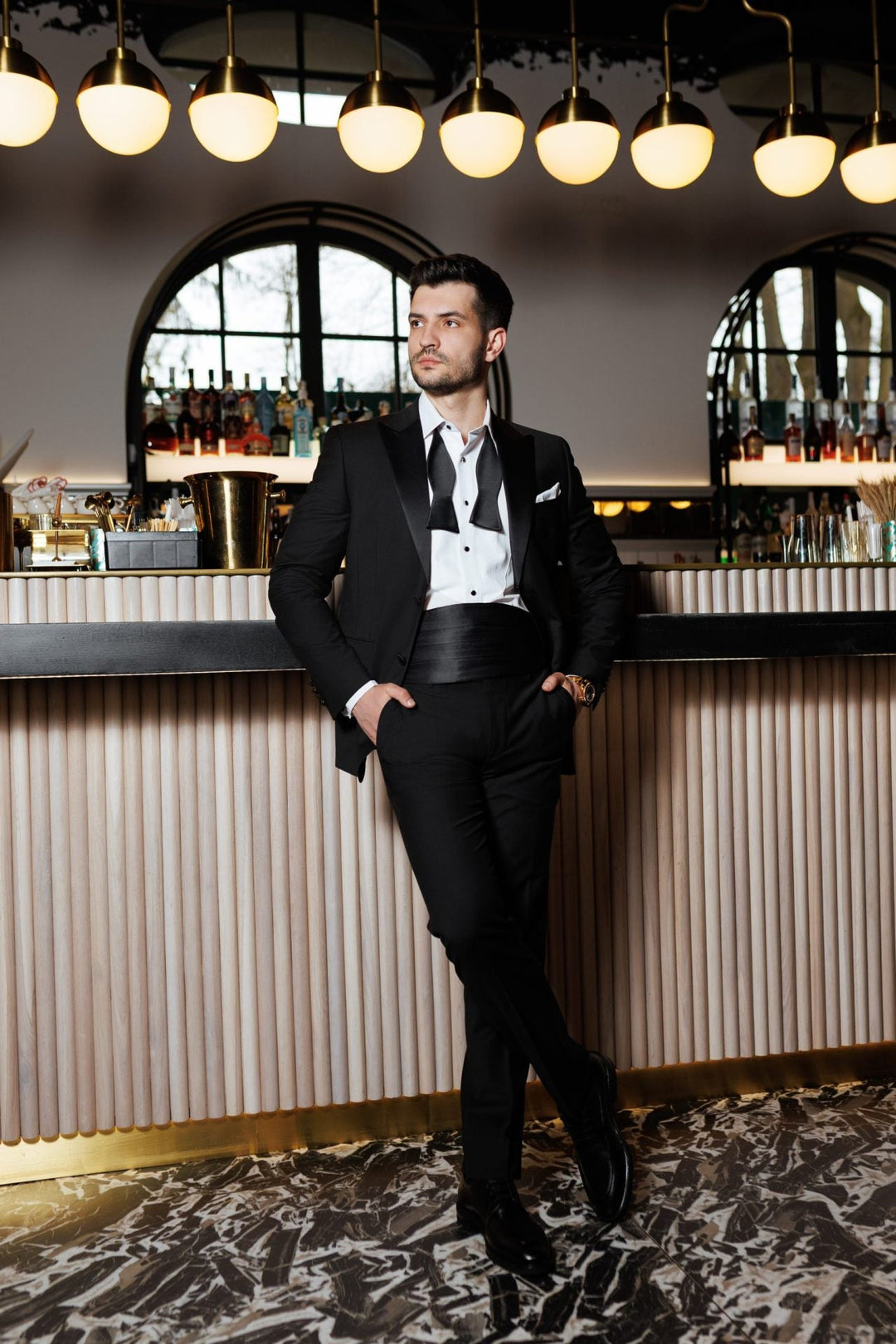 Fashion 2 Piece Men's Suit Flat Peak Wedding Lapel (Blazer + Pants) mens event wear