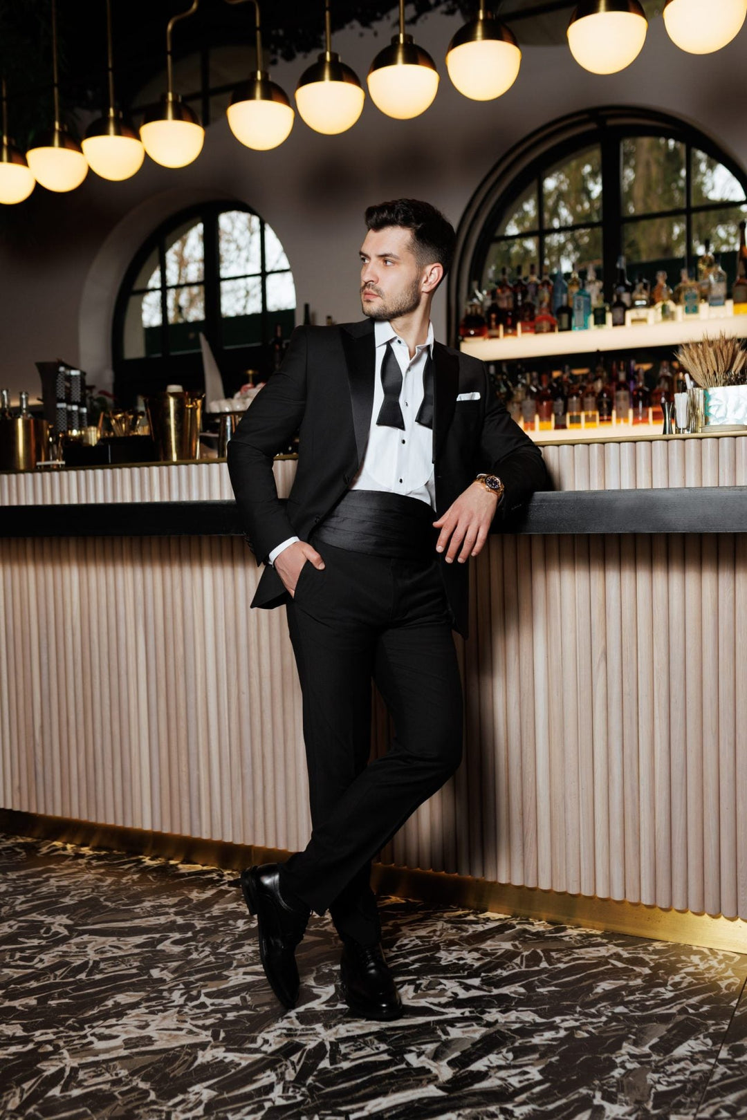 Fashion 2 Piece Men's Suit Flat Peak Wedding Lapel (Blazer + Pants) mens event wear