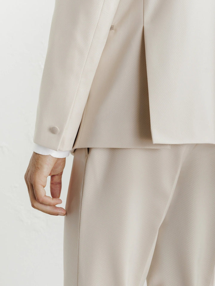 Fashion 2 Piece Men's Suit Flat Peak Wedding Lapel (Blazer + Pants) mens event wear