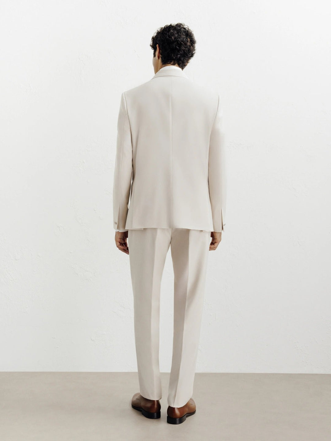 Fashion 2 Piece Men's Suit Flat Peak Wedding Lapel (Blazer + Pants) mens event wear