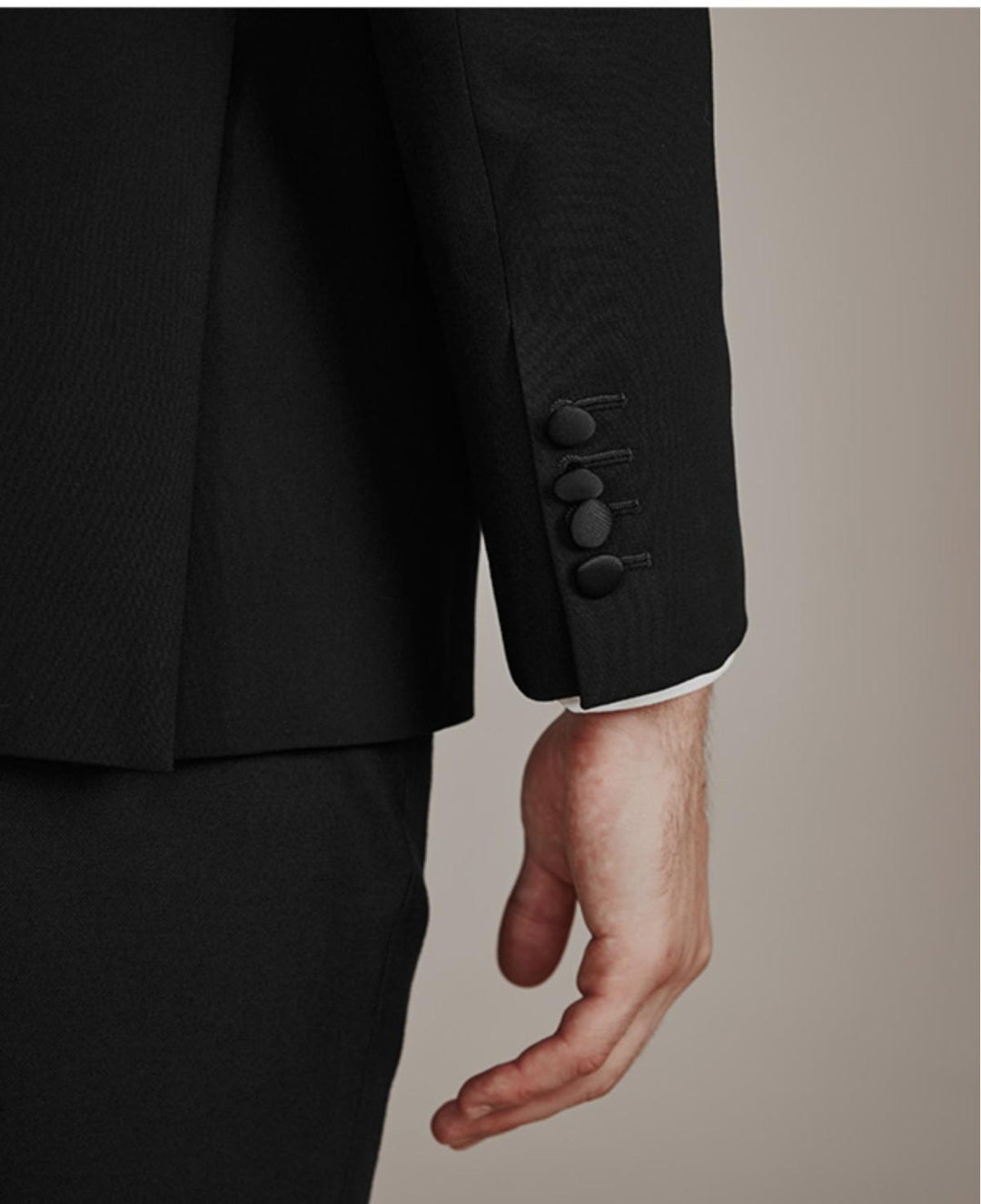 Fashion 2 Pieces Mens Patterned Suit Flat Shawl Lapel Tuxedos(Blazer+Pants) mens event wear