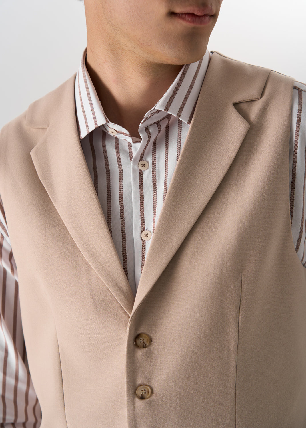 Fashion 2 Pieces Mens Suit Flat Notch Lapel Vest Suit For Wedding (Vest + Pants) mens event wear