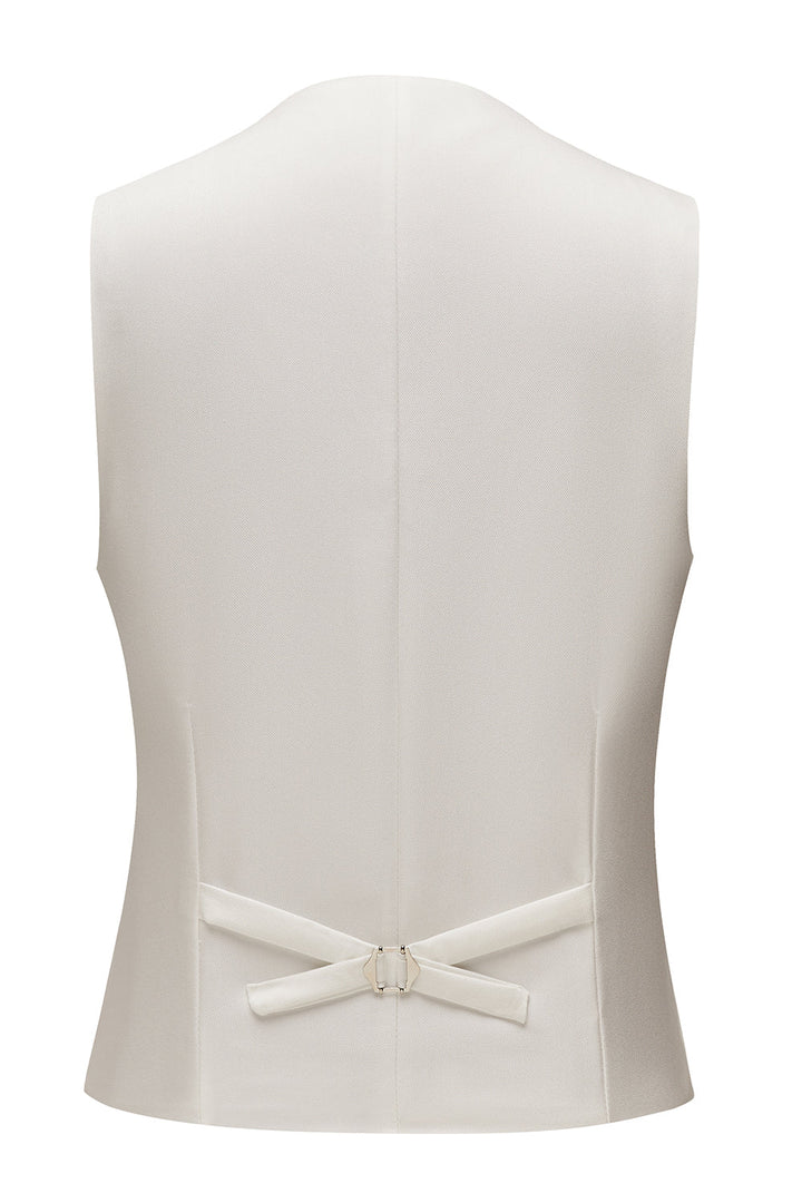 Fashion 3 Pieces Mens Suit Flat Shawl Lapel Tuxedos (Blazer+vest+Pants) mens event wear