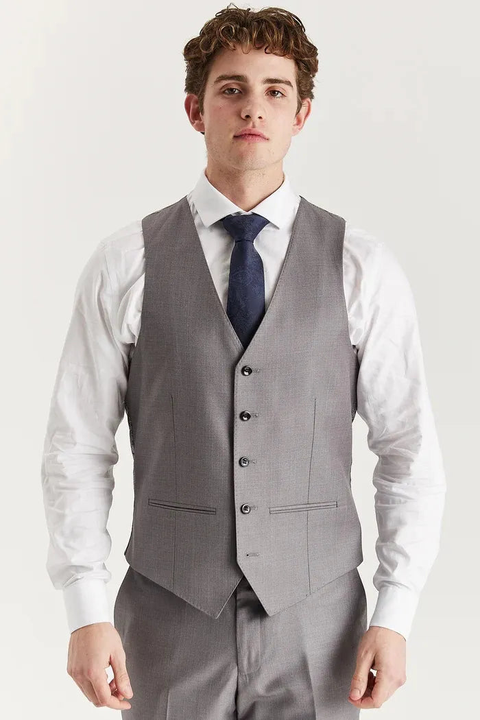 Fashion Men's 3 Pieces Flat Notch Lapel Tuxedos For Party (Blazer+vest+Pants) mens event wear