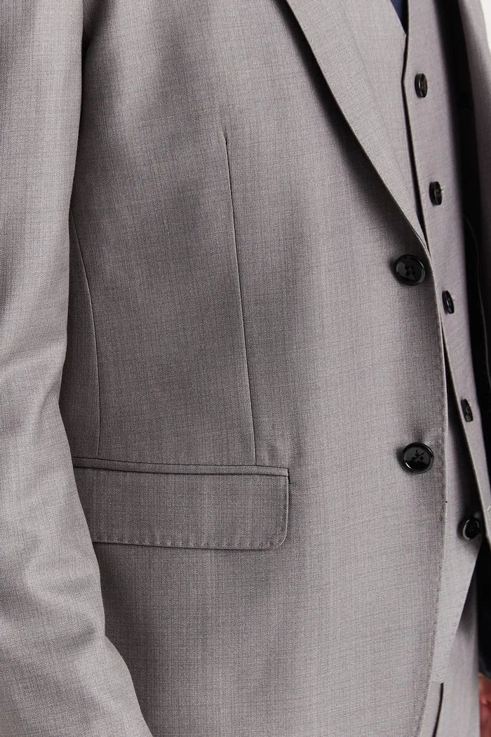 Fashion Men's 3 Pieces Flat Notch Lapel Tuxedos For Party (Blazer+vest+Pants) mens event wear