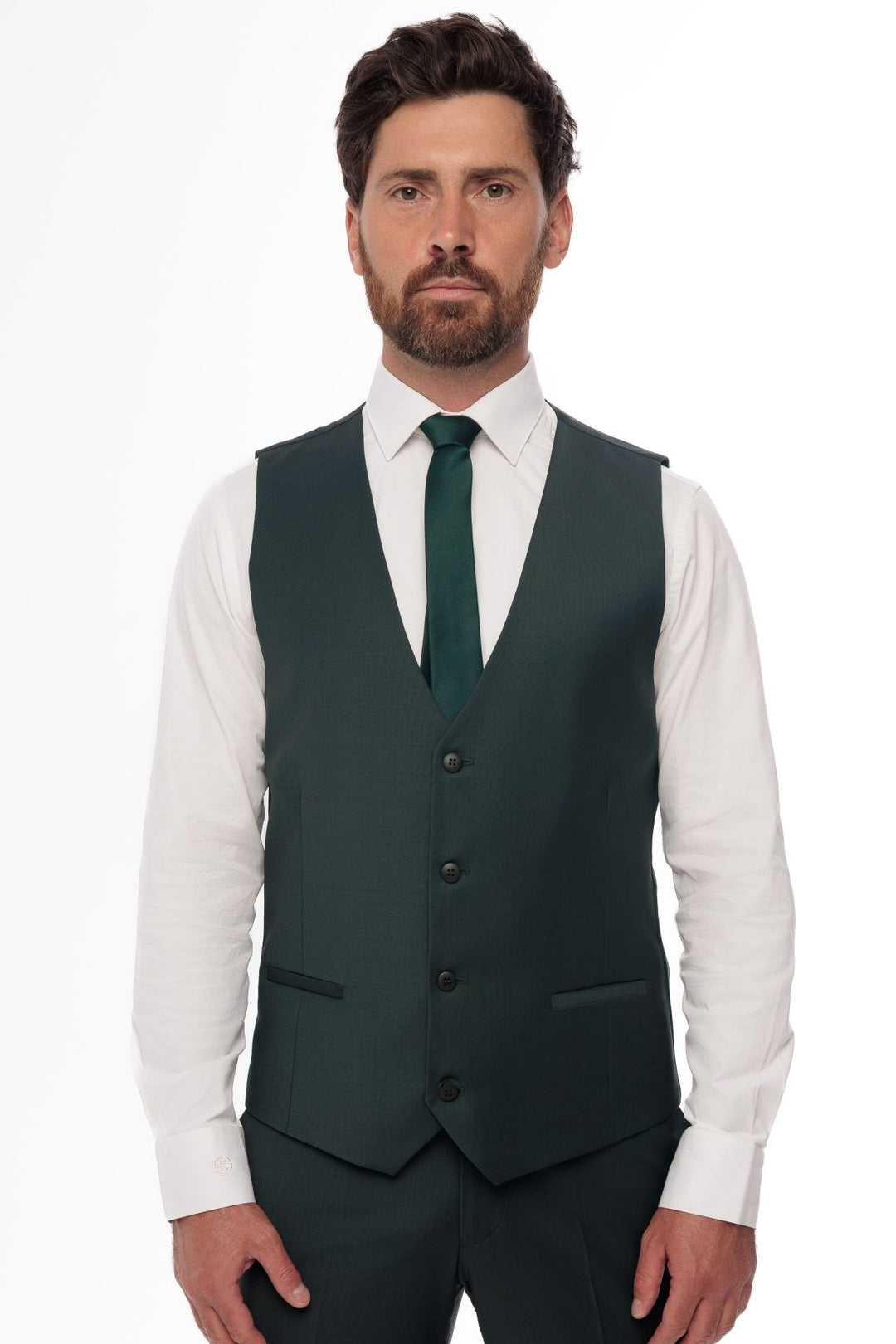 Fashion Men's 3 Pieces Flat Notch Lapel Tuxedos For Party (Blazer+vest+Pants) mens event wear