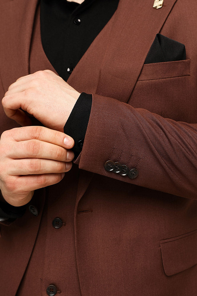 Fashion Men's 3 Pieces Flat Notch Lapel Tuxedos For Party (Blazer+vest+Pants) mens event wear