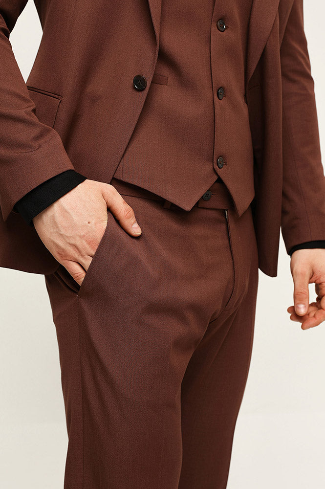 Fashion Men's 3 Pieces Flat Notch Lapel Tuxedos For Party (Blazer+vest+Pants) mens event wear