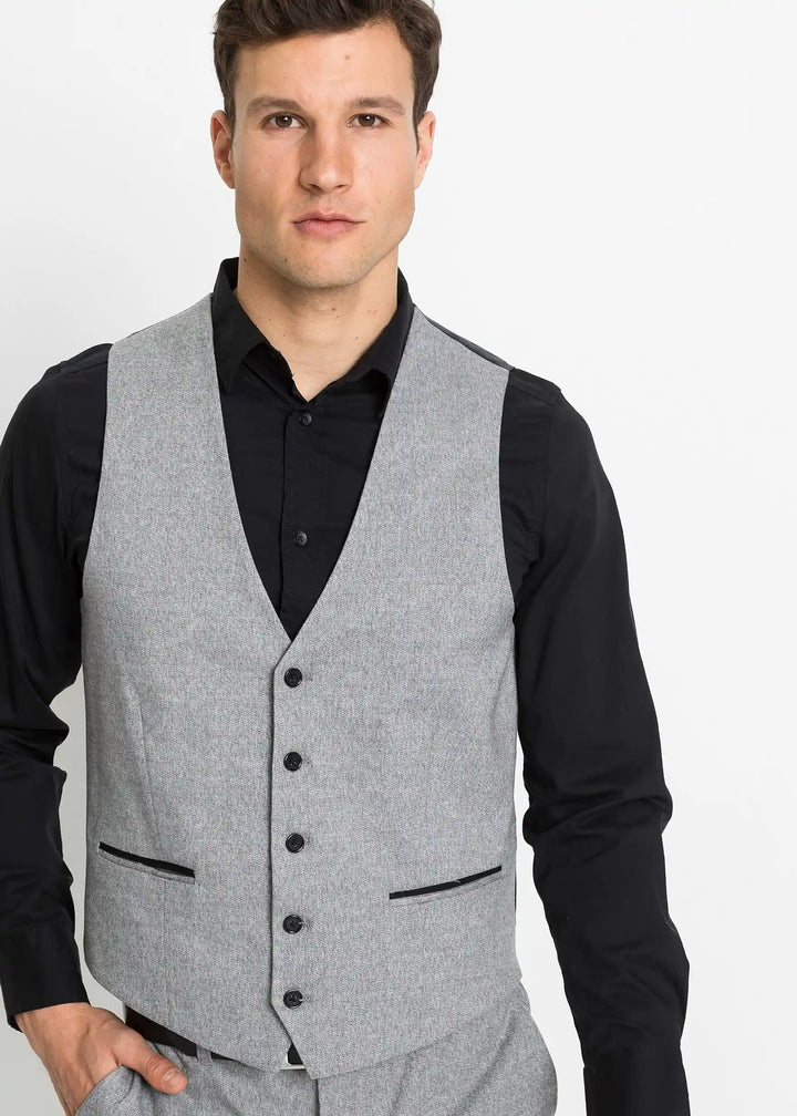 Fashion Men's 3 Pieces Flat Notch Lapel Tuxedos For Party (Blazer+vest+Pants) mens event wear