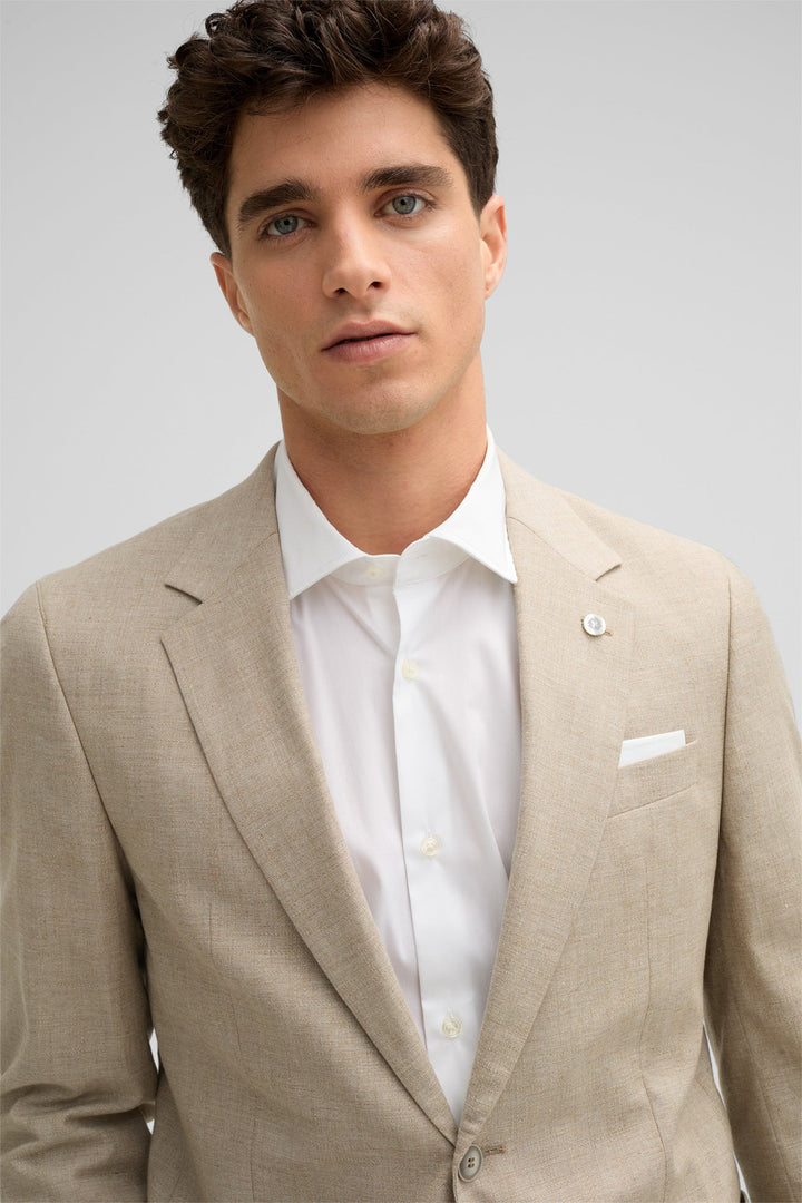 Fashion Men's 3 Pieces Flat Notch Lapel Tuxedos For Party (Blazer+vest+Pants) mens event wear