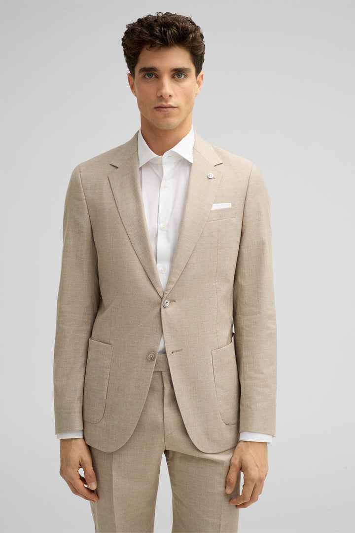 Fashion Men's 3 Pieces Flat Notch Lapel Tuxedos For Party (Blazer+vest+Pants) mens event wear