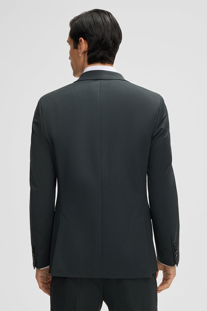 Fashion Men's 3 Pieces Flat Notch Lapel Tuxedos For Party (Blazer+vest+Pants) mens event wear