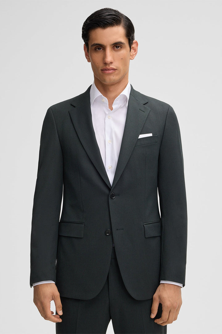 Fashion Men's 3 Pieces Flat Notch Lapel Tuxedos For Party (Blazer+vest+Pants) mens event wear