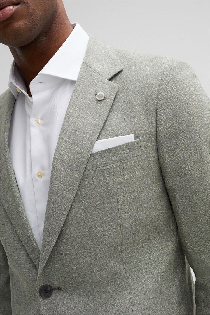 Fashion Men's 3 Pieces Flat Notch Lapel Tuxedos For Party (Blazer+vest+Pants) mens event wear