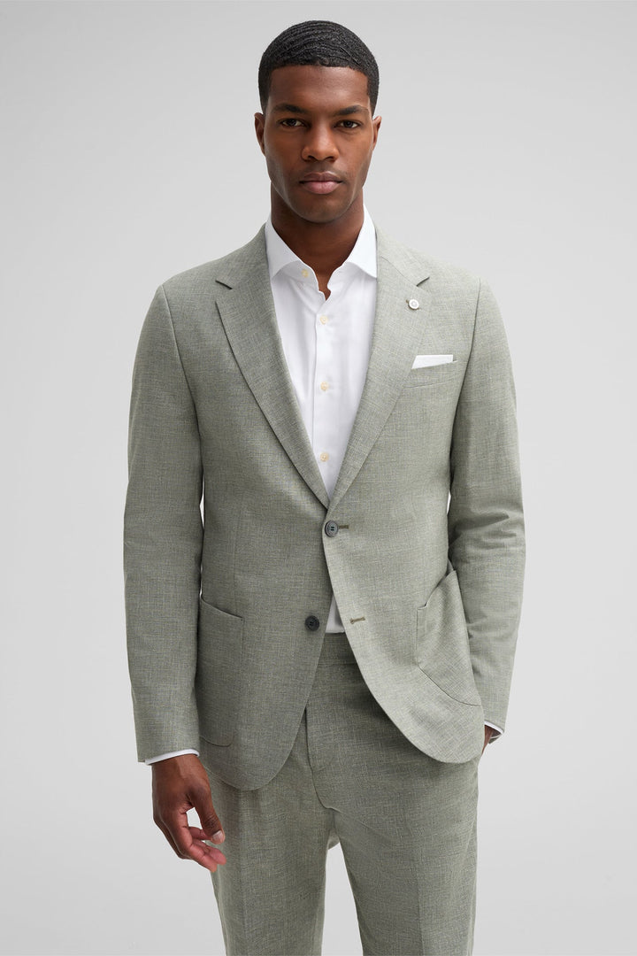 Fashion Men's 3 Pieces Flat Notch Lapel Tuxedos For Party (Blazer+vest+Pants) mens event wear