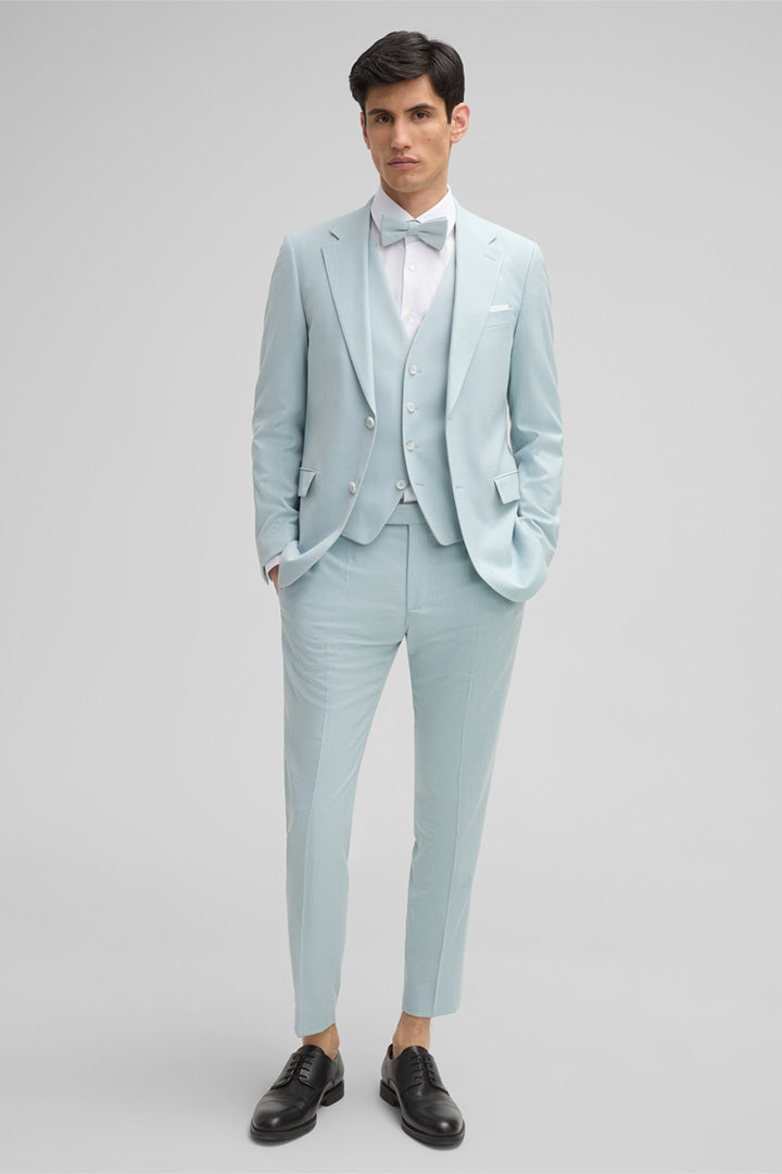 Fashion Men's 3 Pieces Flat Notch Lapel Tuxedos For Party (Blazer+vest+Pants) mens event wear