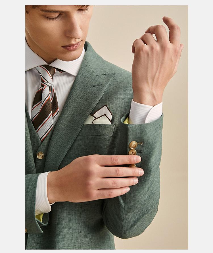 Fashion Men's 3 Pieces Flat Peak Lapel Tuxedos For Party (Blazer+vest+Pants) mens event wear