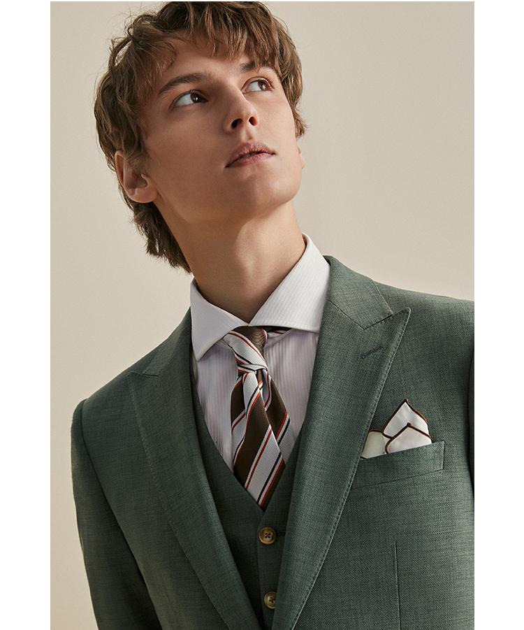 Fashion Men's 3 Pieces Flat Peak Lapel Tuxedos For Party (Blazer+vest+Pants) mens event wear