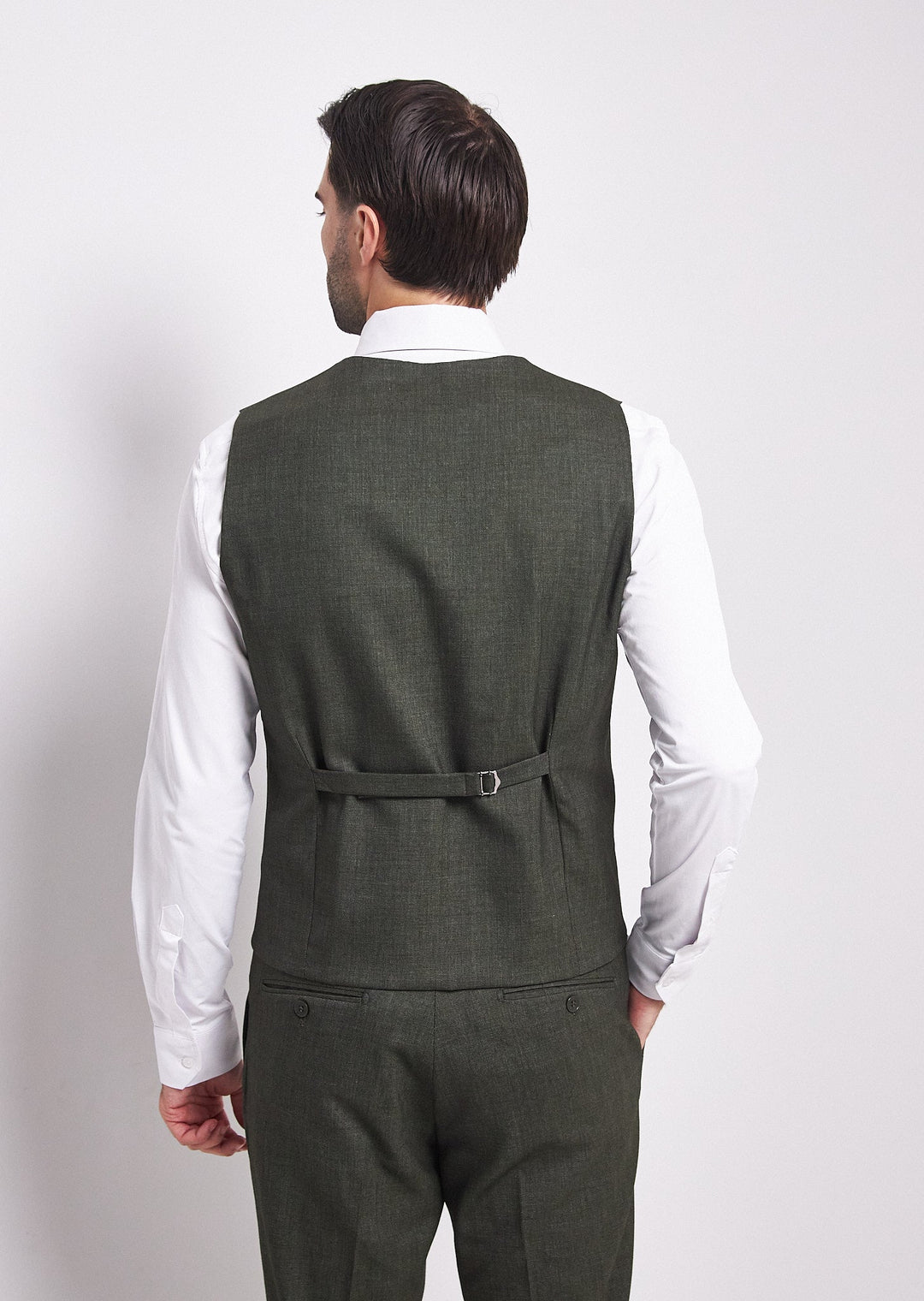 Fashion Men's 3 Pieces Flat Peak Lapel Tuxedos For Party (Blazer+vest+Pants) mens event wear